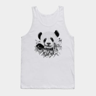 Eating Panda Tank Top